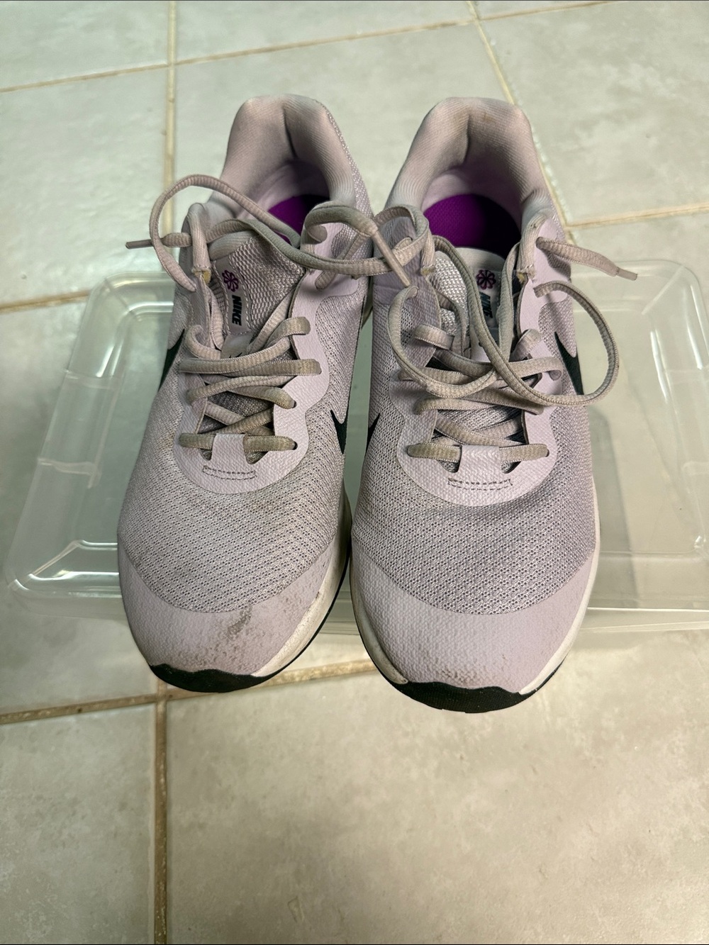 Nike Women's Lavender Athletic Running Sneakers